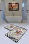 Mijölnir Juego de alfombras de baño Mariposa Multicolor